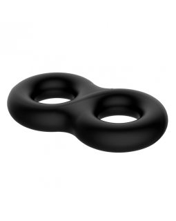 Двойное силиконовое эрекционное кольцо Crazy Bull BI-210185-foto3
