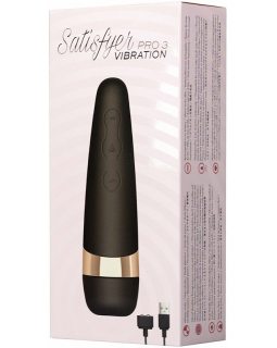Вакуум-волновой бесконтактный стимулятор клитора Satisfyer PRO 3 Vibration, силикон, 14 см J2018-32 Вакуум-волновой бесконтактный стимулятор клитора Satisfyer PRO 3 Vibration, силикон, 14 см J2018-32