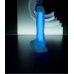 Фаллоимитатор, светящийся в темноте, Beyond by Toyfa, Bruce Glow, силикон, прозрачный, 22 см 872002