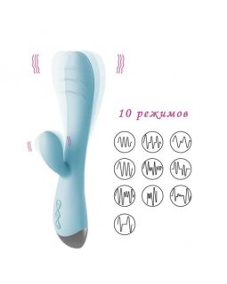 Вибратор - кролик с двойной стимуляцией - 10141-foto2