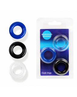 КОЛЬЦО ЭРЕКЦИОННОЕ 3шт арт. EE-10194 КОЛЬЦО ЭРЕКЦИОННОЕ 3шт арт. EE-10194