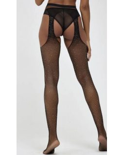 Колготки с иммитацией со стразами-foto3