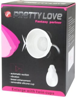 Вакуумные помпы для бюста с вибрацией Pretty Love BI-014091-8