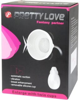 Вакуумные помпы для бюста с вибрацией Pretty Love BI-014091-8 Вакуумные помпы для бюста с вибрацией Pretty Love BI-014091-8