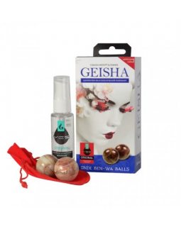 SB-8020 - Geisha шарики ben-wa (оникс) и классический гель SB-8020 - Geisha шарики ben-wa (оникс) и классический гель