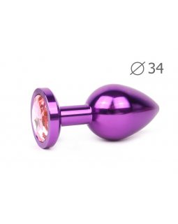 VIOLET PLUG MEDIUM (втулка анальная), L 82 мм D 34 мм, вес 100г, арт. VM-14 VIOLET PLUG MEDIUM (втулка анальная), L 82 мм D 34 мм, вес 100г, арт. VM-14