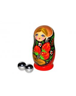 Шарики массажные, d 19 mm (металл) матрешка 8007 Шарики массажные, d 19 mm (металл) матрешка 8007