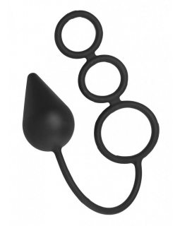 Анальная пробка и три кольца 30089 Анальная пробка и три кольца 30089