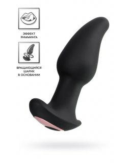 Анальная втулка Erotist Hurricane с эффектом римминга, силикон, черный, 14 см 541316-foto4