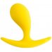 Анальная втулка ToDo by Toyfa Blob, силикон, желтая, 5,5 см, Ø 2,1 см 357019