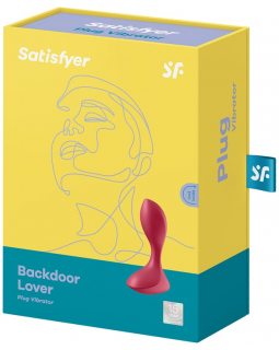 Анальная втулка Satisfyer Backdoor Lover, красная J2018-112-2