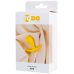 Анальная втулка ToDo by Toyfa Blob, силикон, желтая, 5,5 см, Ø 2,1 см 357019