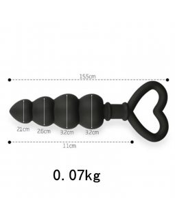 Анальная цепь из 4 шариков 30083-foto2