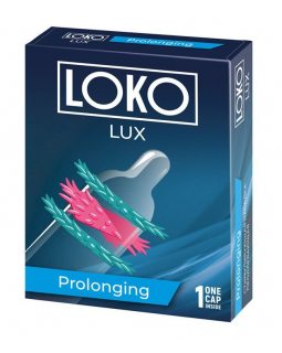 НАСАДКА СТИМУЛИРУЮЩАЯ PROLONGING LOKO LUX НАСАДКА СТИМУЛИРУЮЩАЯ PROLONGING LOKO LUX